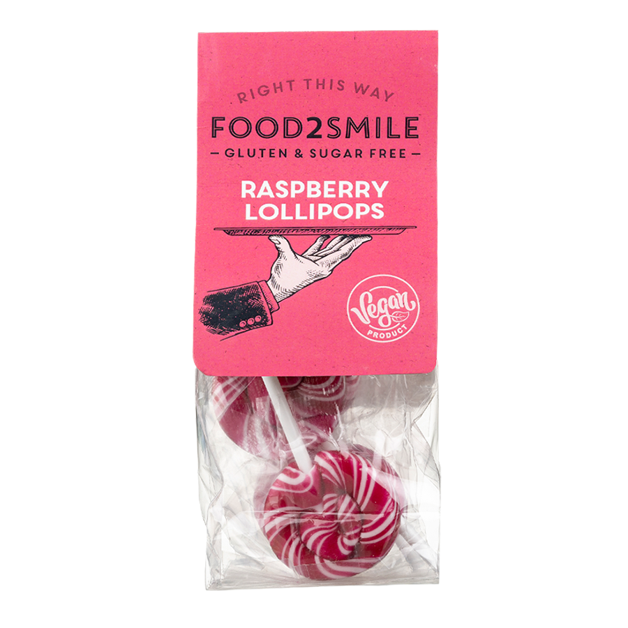 Food2Smile Raspberry Lollipops