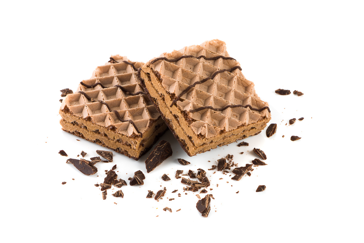 Mini-wafels chocolade per 7