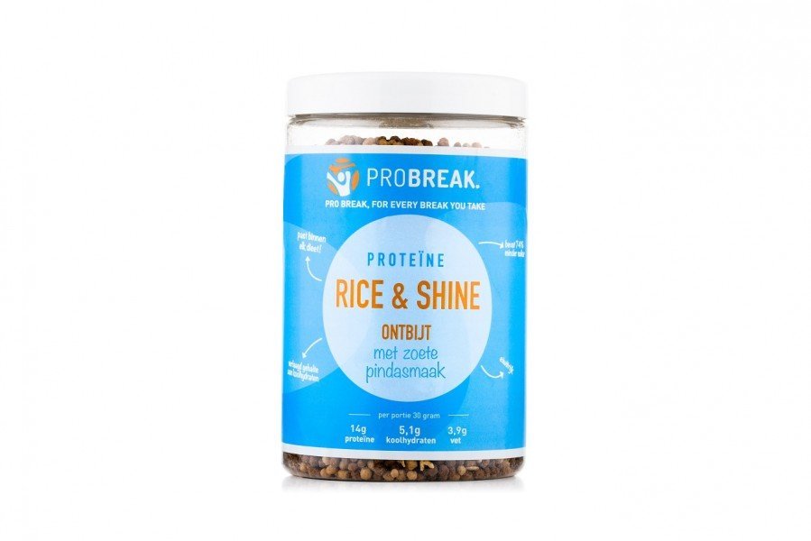 Probreak Rice & Shine Ontbijt met Zoete Pindasmaak (12 Porties)