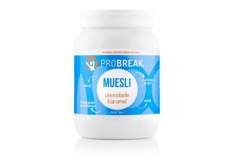 Voordeelpot muesli Chocolade karamel 17 porties