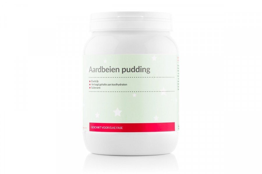 Drum aardbeienpudding 17 porties