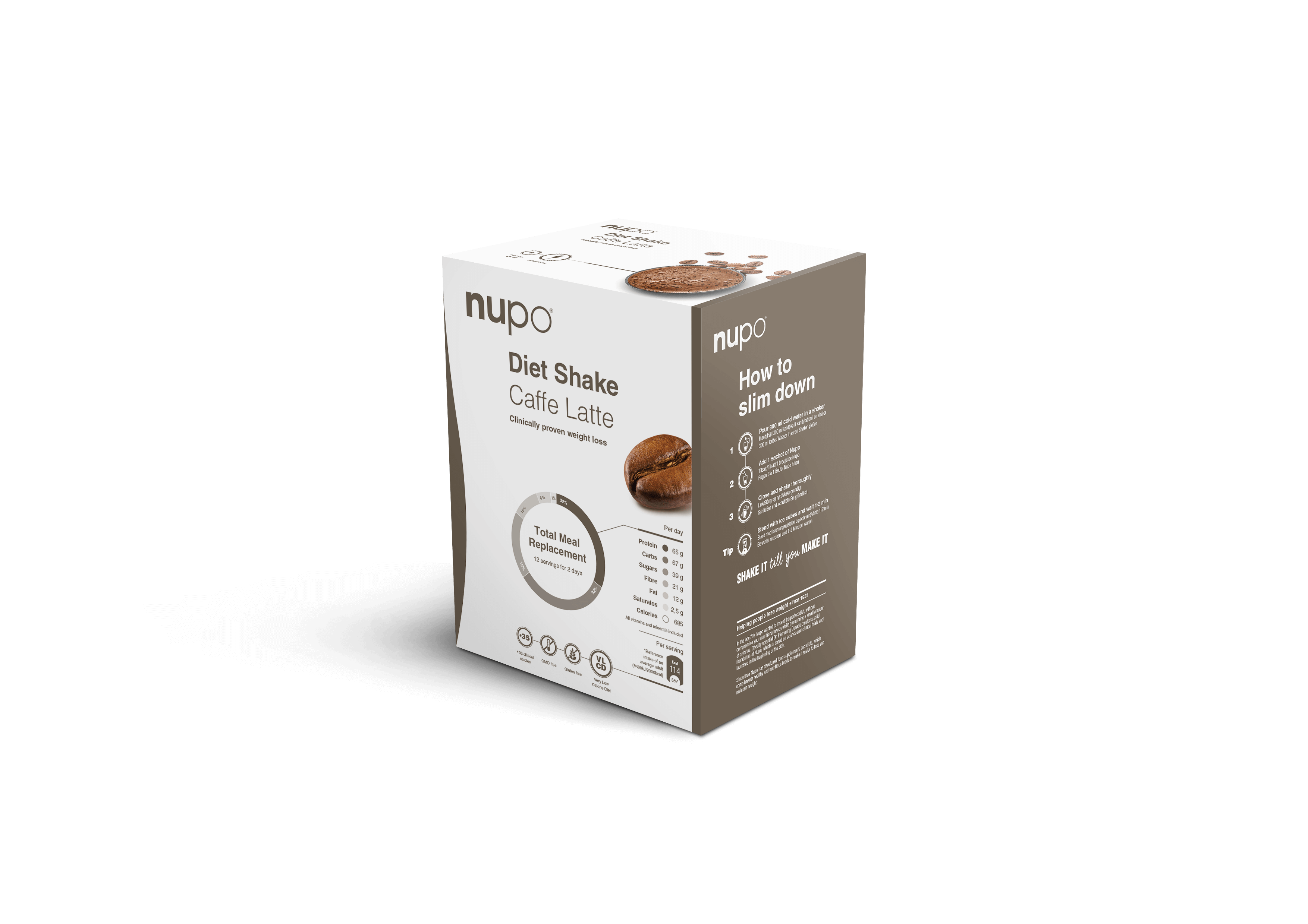 Dieet Shake - Caffe Latte (12 porties)