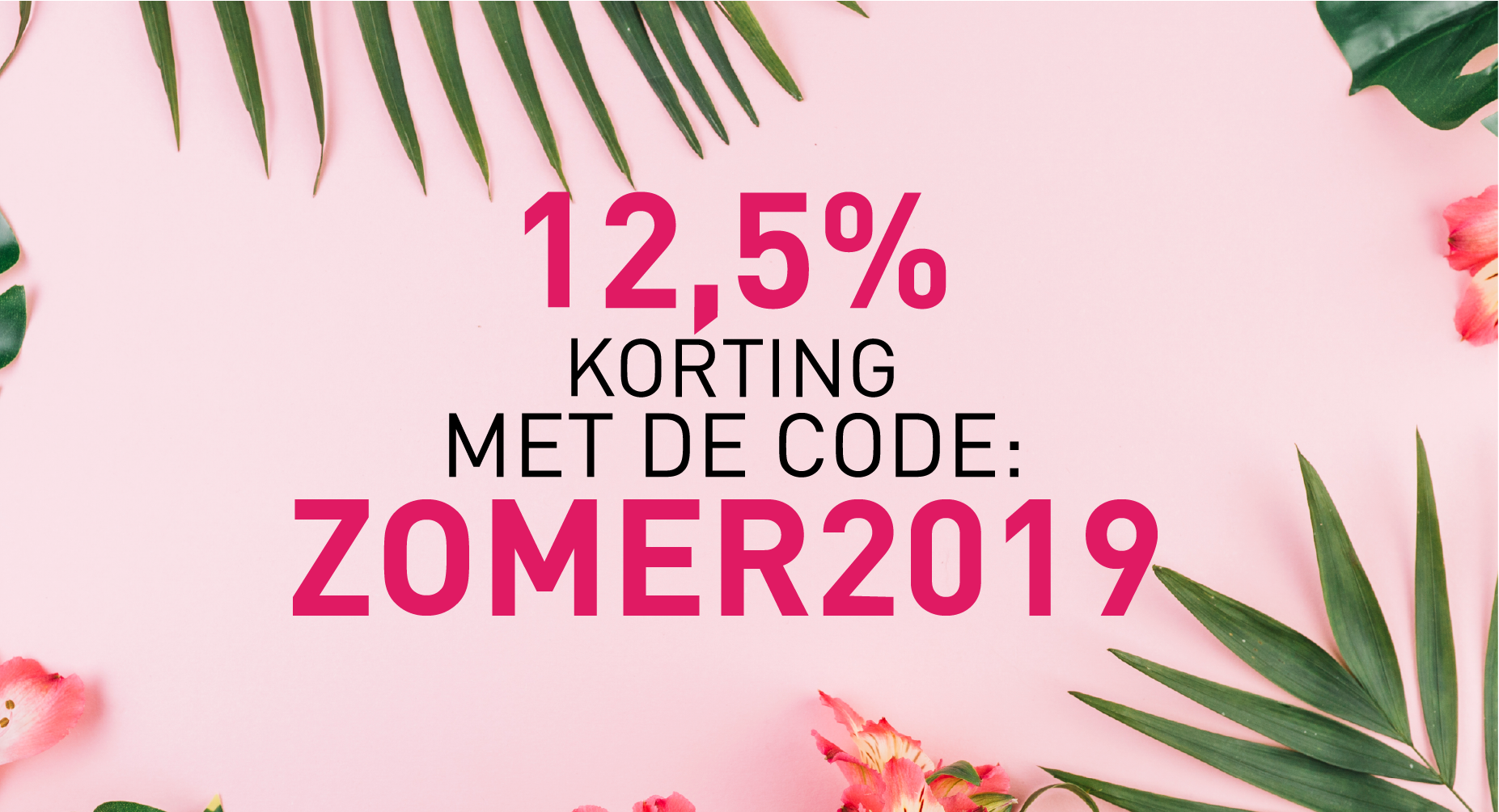 Ontvang 12,5% zomerkorting bij Novashops! 