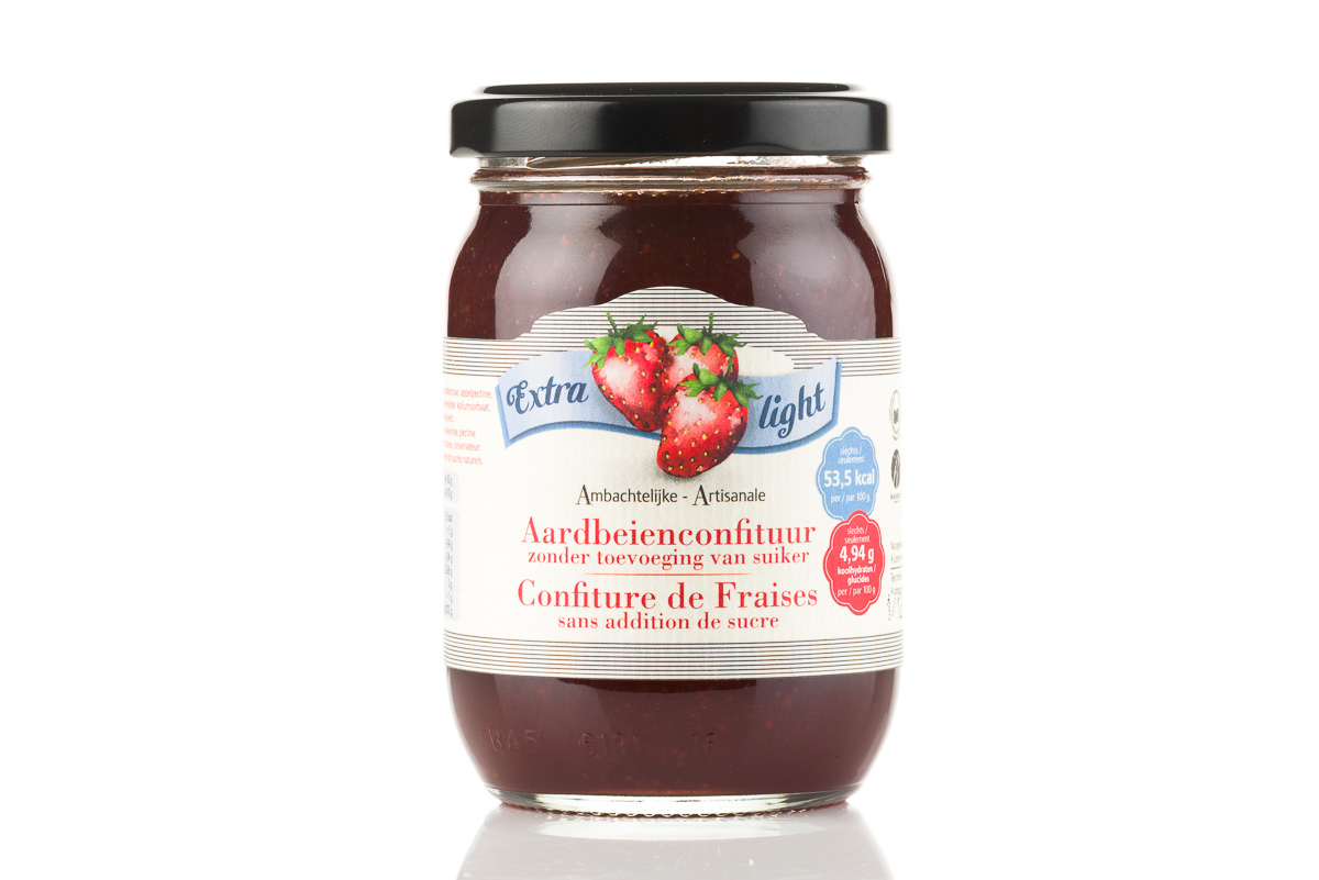 Confituur Extra Light - Aardbei (235g)