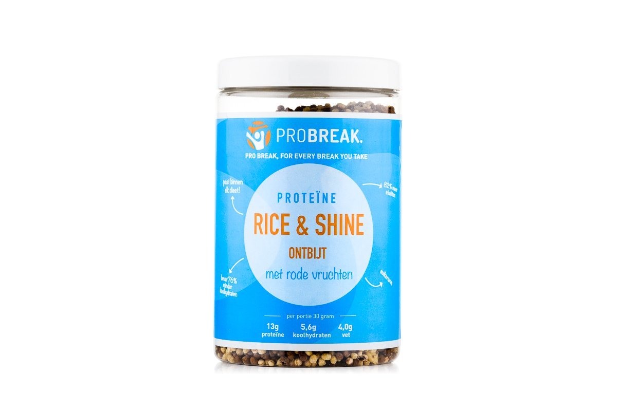 Probreak Rice & Shine Ontbijt met Rode Vruchten (12 Porties)