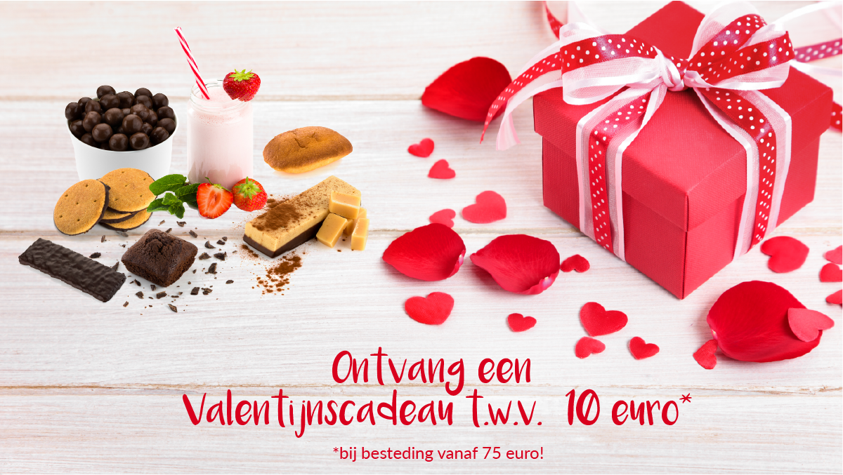 Ontvang een gratis Valentijnscadeau bij besteding van €75,- of meer!