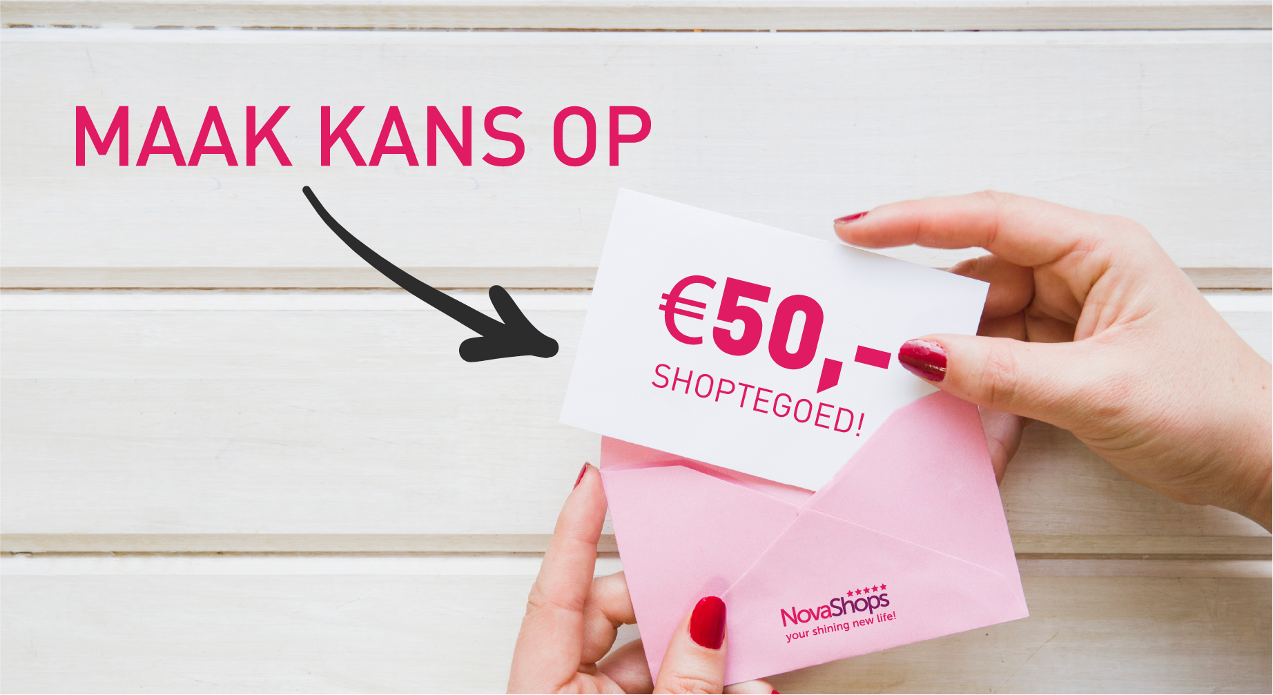 Maak kans op €50,- shoptegoed!