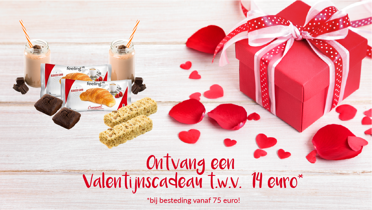 Gratis Valentijnscadeau t.w.v. €14,- bij besteding vanaf €75,-