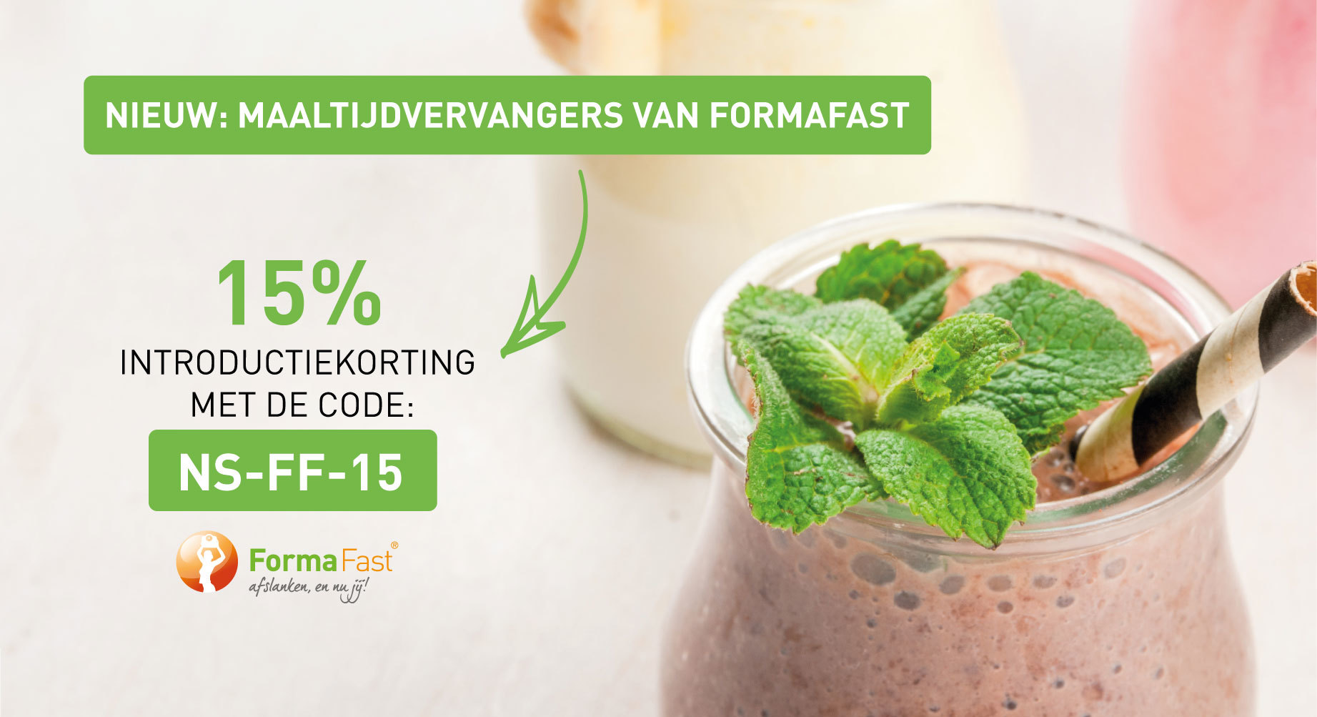 15% introductiekorting op het FormaFast assortiment!